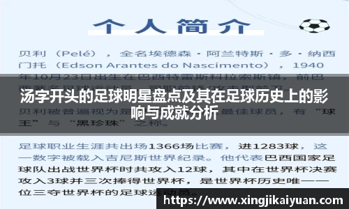 汤字开头的足球明星盘点及其在足球历史上的影响与成就分析